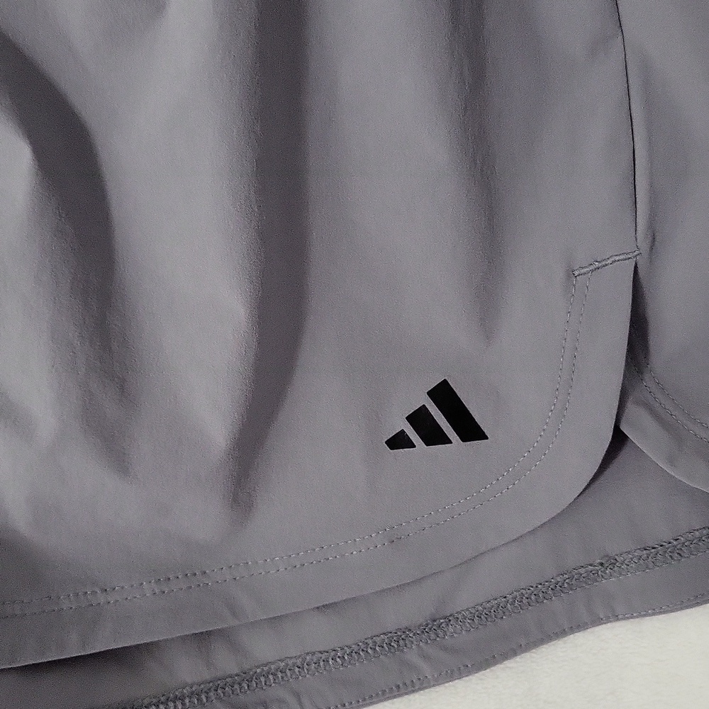 Adidas Gray Athletic Shorts - Picture 2 of 6